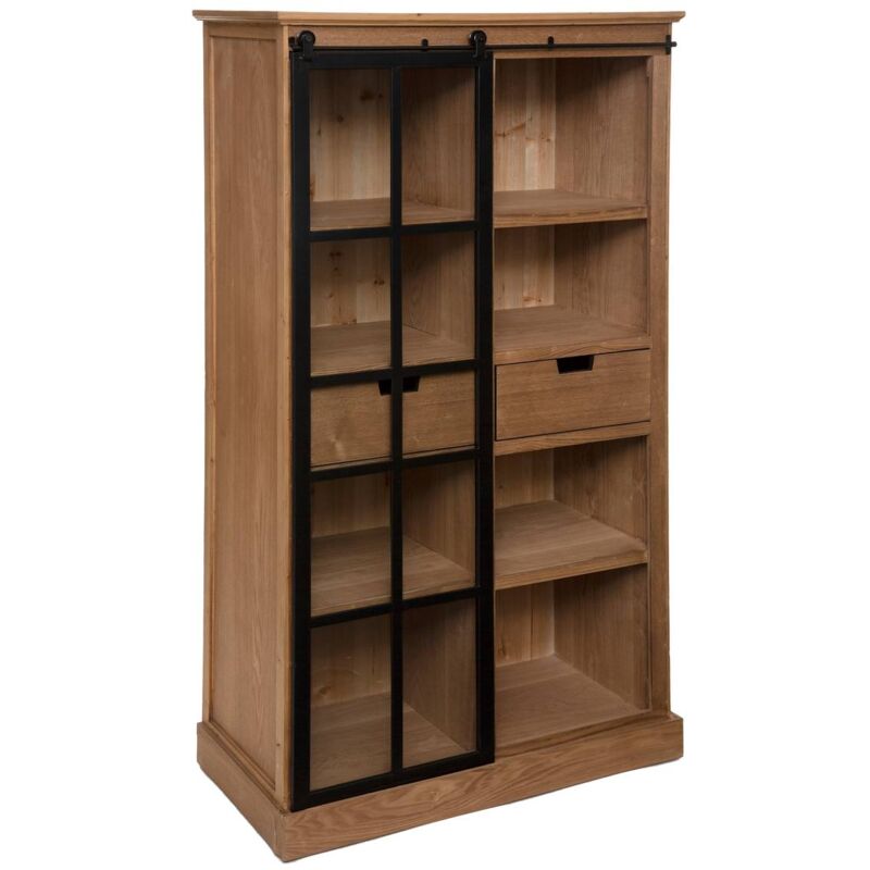 foto del prodotto libreria danik in legno naturale 80x150cm atmosphera cr ateur d int rieur
