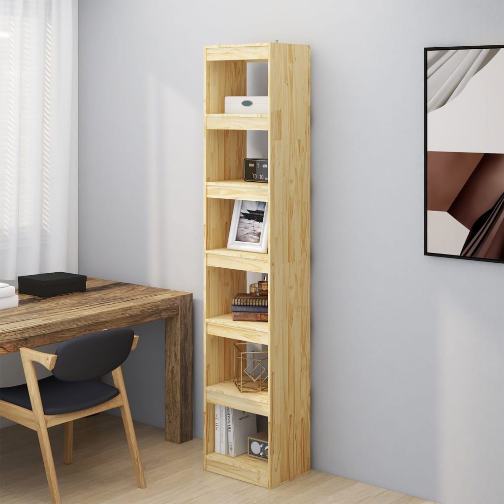foto del prodotto libreria/divisorio 40x30x199 cm in legno massello di pino cod mxl 11764