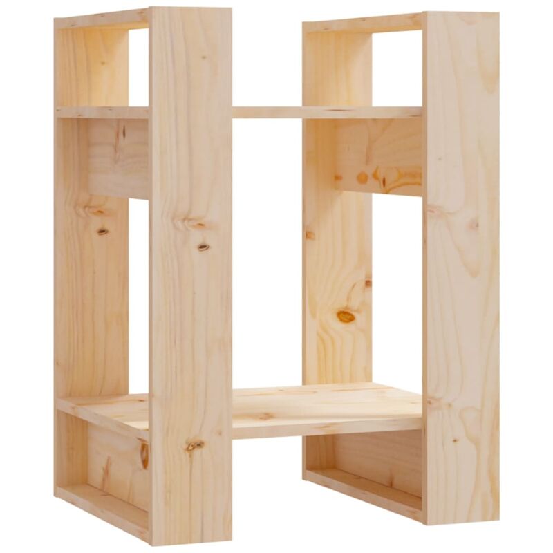 foto del prodotto libreria divisorio 41x35x57 cm in legno massello di pino vidaxl