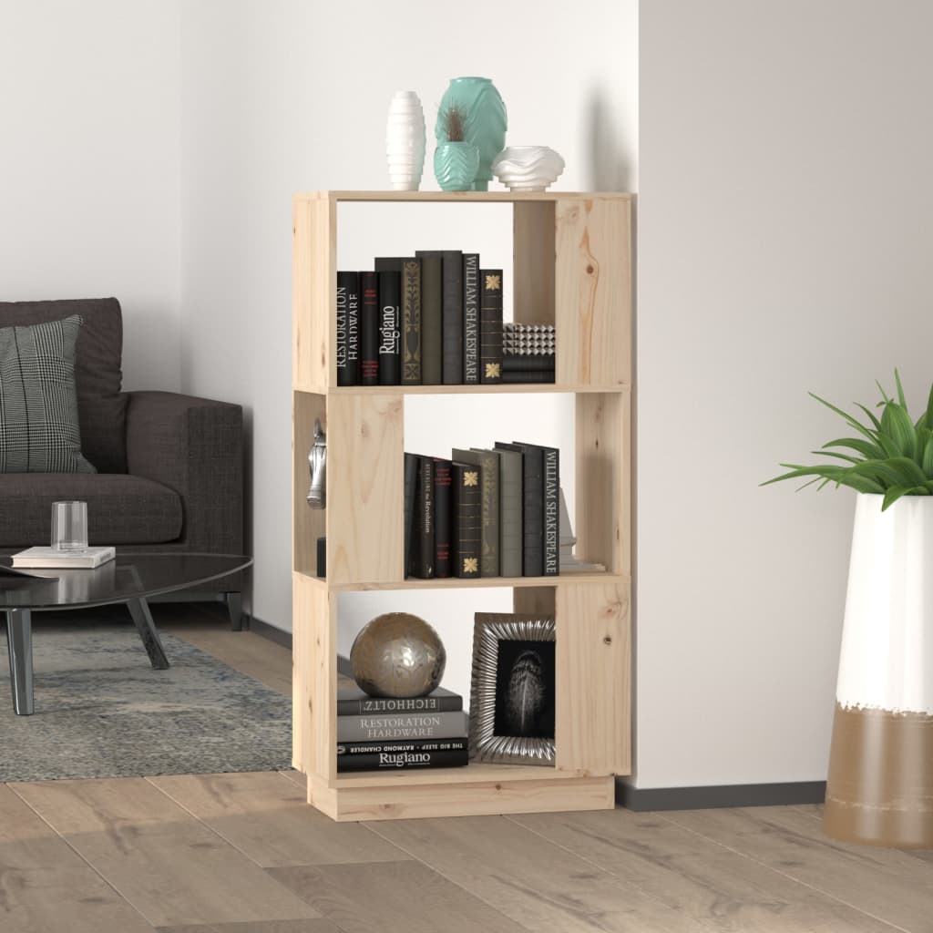 foto del prodotto libreria divisorio 51x25x101 cm in legno massello di pino cod mxl 12580