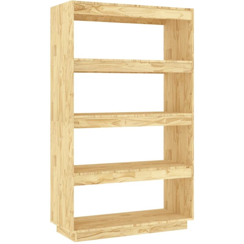 foto del prodotto libreria divisorio 80x35x135 cm in legno massello di pino vidaxl