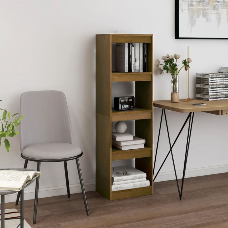 foto del prodotto libreria divisorio ambra 40x30x135,5 cm in massello di pino vidaxl 761014