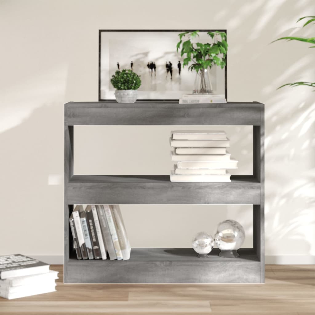 foto del prodotto libreria divisorio grigio sonoma 80x30x72 cm cod mxl 16162