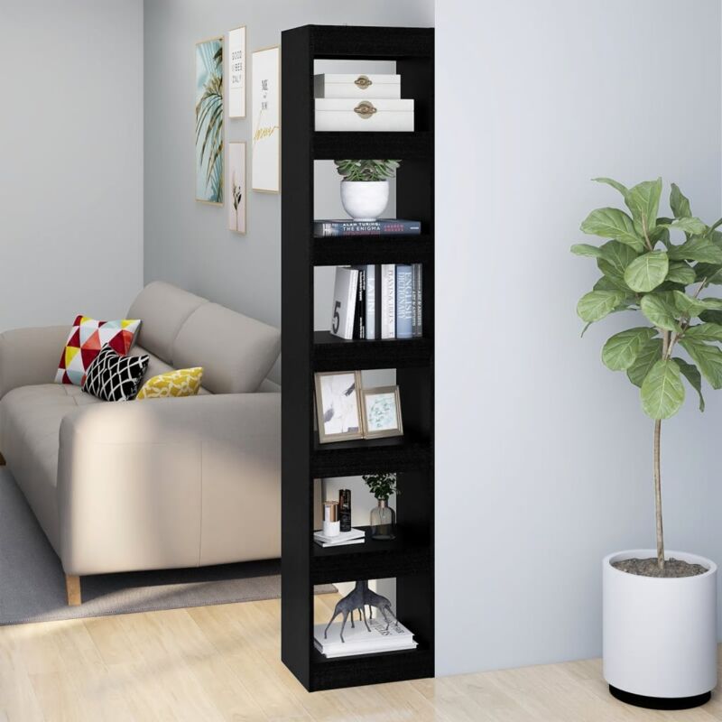 immagine 0 del prodotto libreria divisorio nero 40x30x198 cm vidaxl