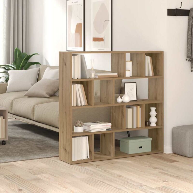 foto del prodotto libreria/divisorio rovere artigianale 105x24x102 cm - vidaxl