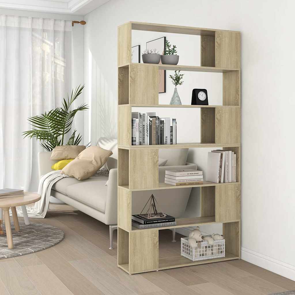 foto del prodotto libreria divisorio rovere sonoma 100x24x188 cm cod mxl 8236