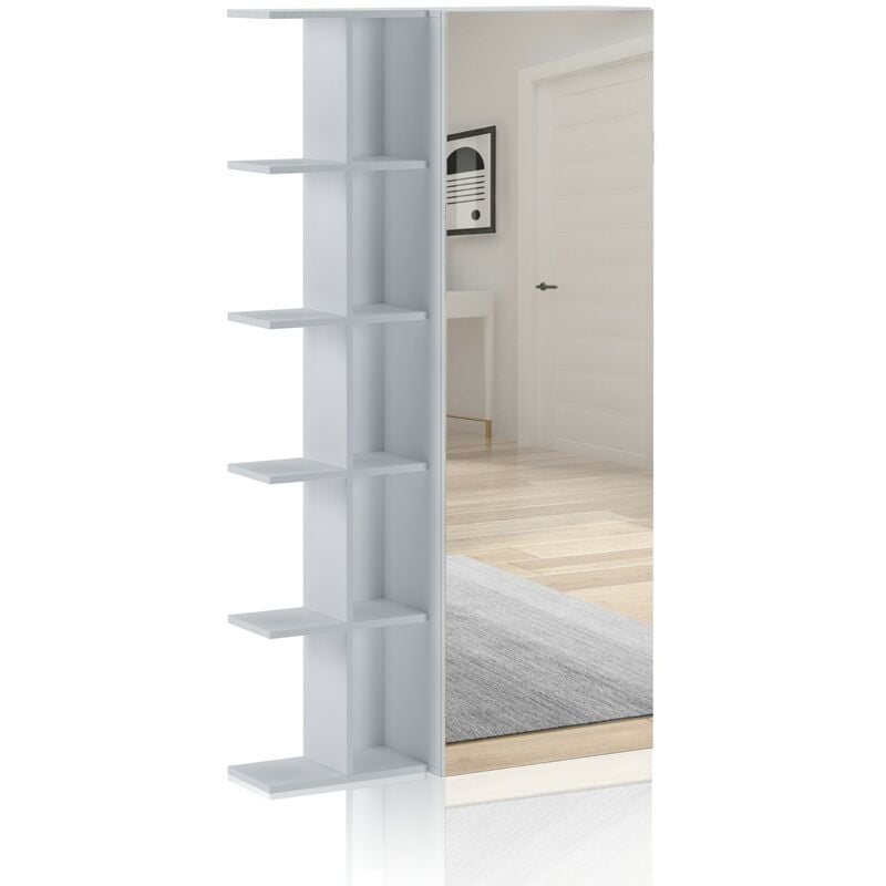 foto del prodotto libreria effetto legno finitura larice cm. h.160 x l.87,5 x p.28