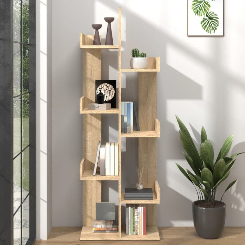 foto del prodotto libreria elegante con 8 scomparti disponibile in vari colori colore marrone