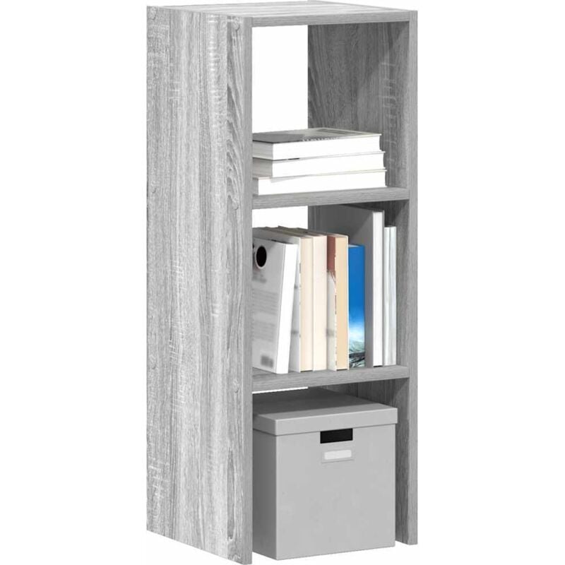 foto del prodotto libreria impilabili grigio sonoma 30x30x80 cm legno multistrato vidaxl