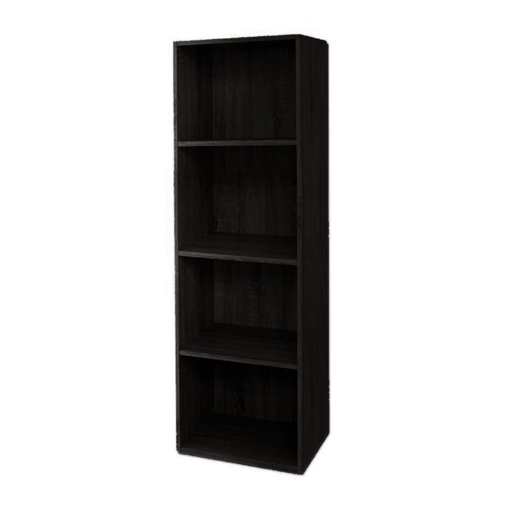 foto del prodotto libreria in legno 4 ripiani scaffale weng l 40 x h 29 x h 132 cm