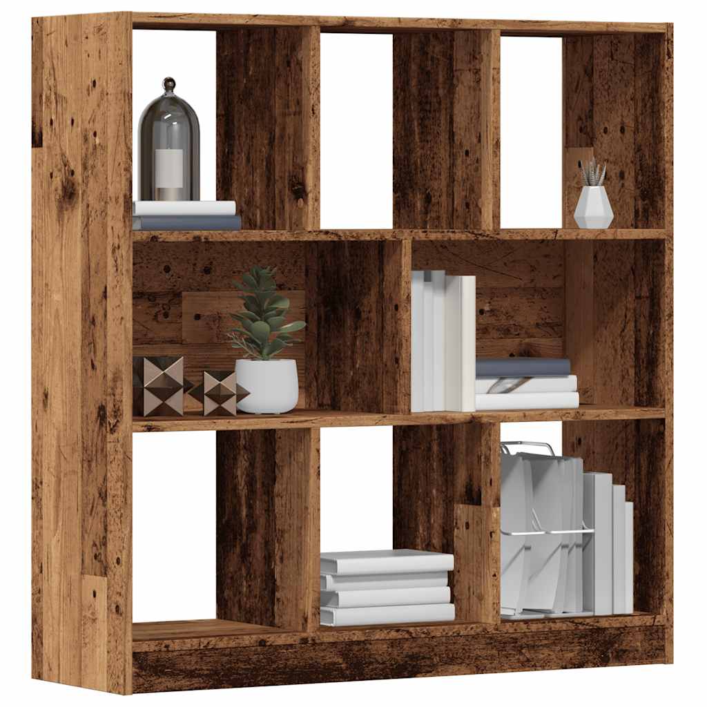foto del prodotto libreria in legno antico 97,5x29,5x100 cm legno multistrato