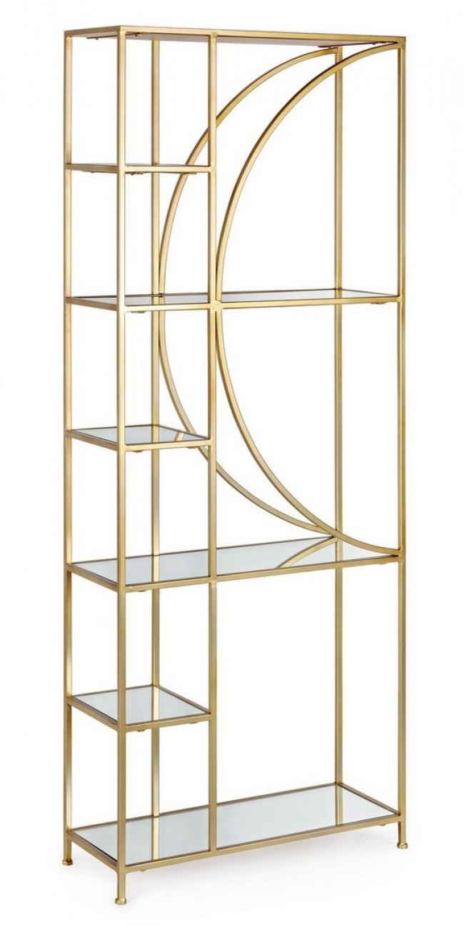 foto del prodotto libreria in vetro 66x25.5x176 cm