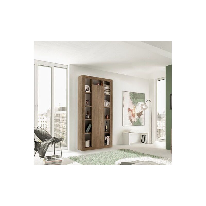 foto del prodotto libreria ines linea verona finitura rovere mercure