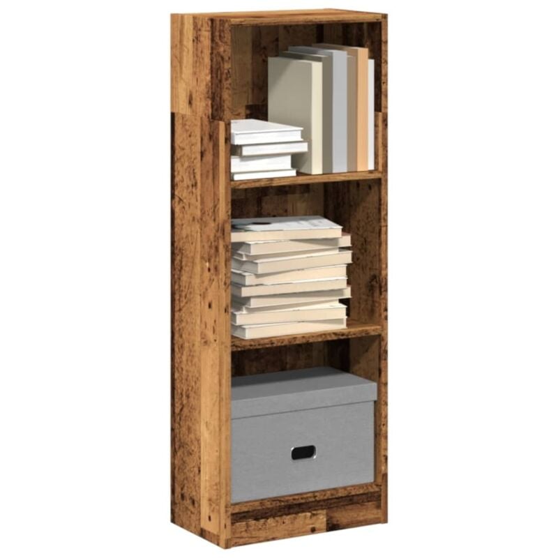 foto del prodotto libreria legno antico 40x24x109 cm in truciolato - vidaxl