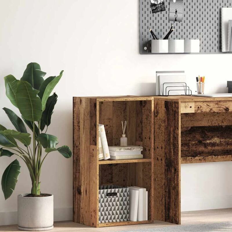 foto del prodotto libreria legno antico 40x30x77 cm in legno multistrato vidaxl