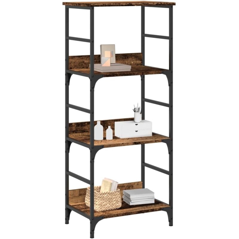 foto del prodotto libreria legno antico 50x33x117,5 cm in legno multistrato vidaxl