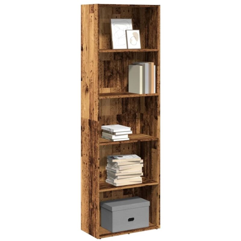 foto del prodotto libreria legno antico 60x30x189 cm in legno multistrato vidaxl