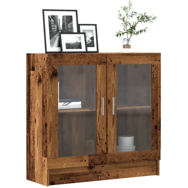 foto del prodotto libreria legno antico 82,5x30,5x80 cm in truciolato vidaxl