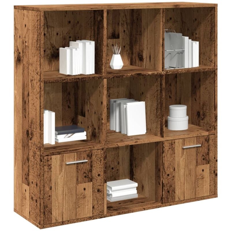 foto del prodotto libreria legno antico 98x29x97,5 cm in legno multistrato vidaxl