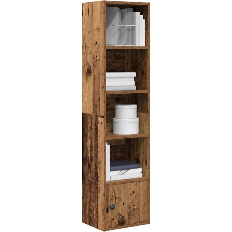 foto del prodotto libreria legno vecchio 31x24x127 cm in legno multistrato vidaxl