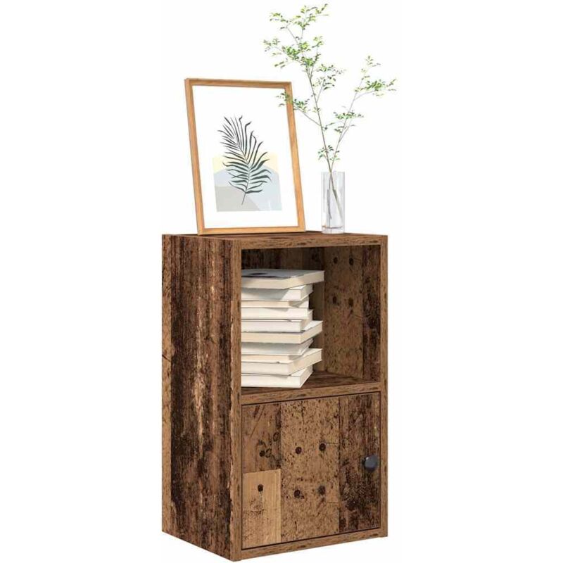foto del prodotto libreria legno vecchio 31x24x52 cm in legno multistrato vidaxl