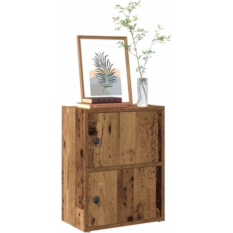 foto del prodotto libreria legno vecchio 40x24x52 cm in legno multistrato vidaxl