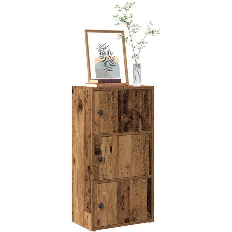 foto del prodotto libreria legno vecchio 40x24x77 cm in truciolato vidaxl