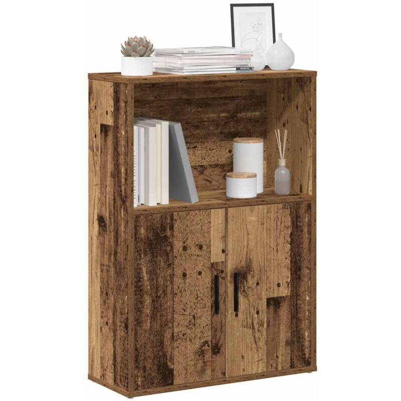 foto del prodotto libreria legno vecchio 60x24x85 cm in truciolato vidaxl