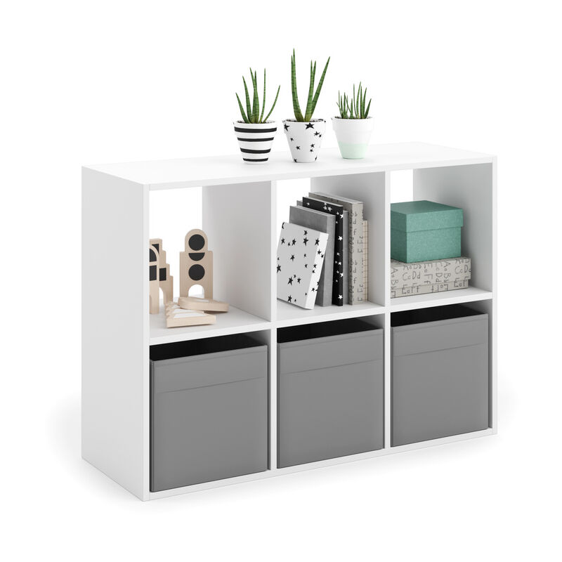 foto del prodotto libreria loni bianca 2x3