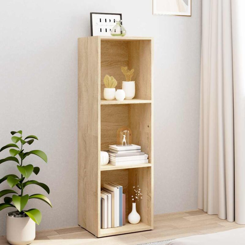 foto del prodotto libreria/mobile tv rovere sonoma 36x30x114 cm legno multistrato - vidaxl
