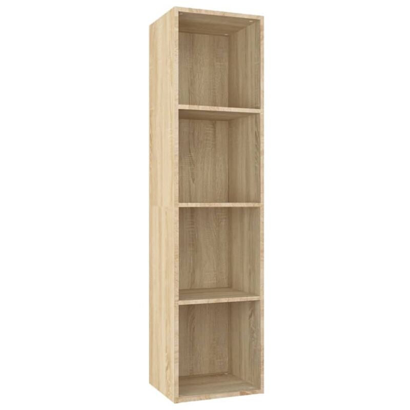 foto del prodotto libreria mobile tv rovere sonoma 36x30x143 cm legno multistrato vidaxl