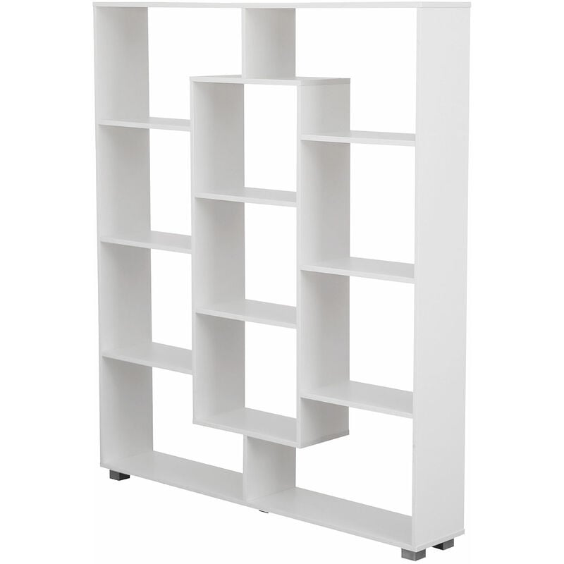 foto del prodotto libreria multiforme a 11 ripiani bianco emily