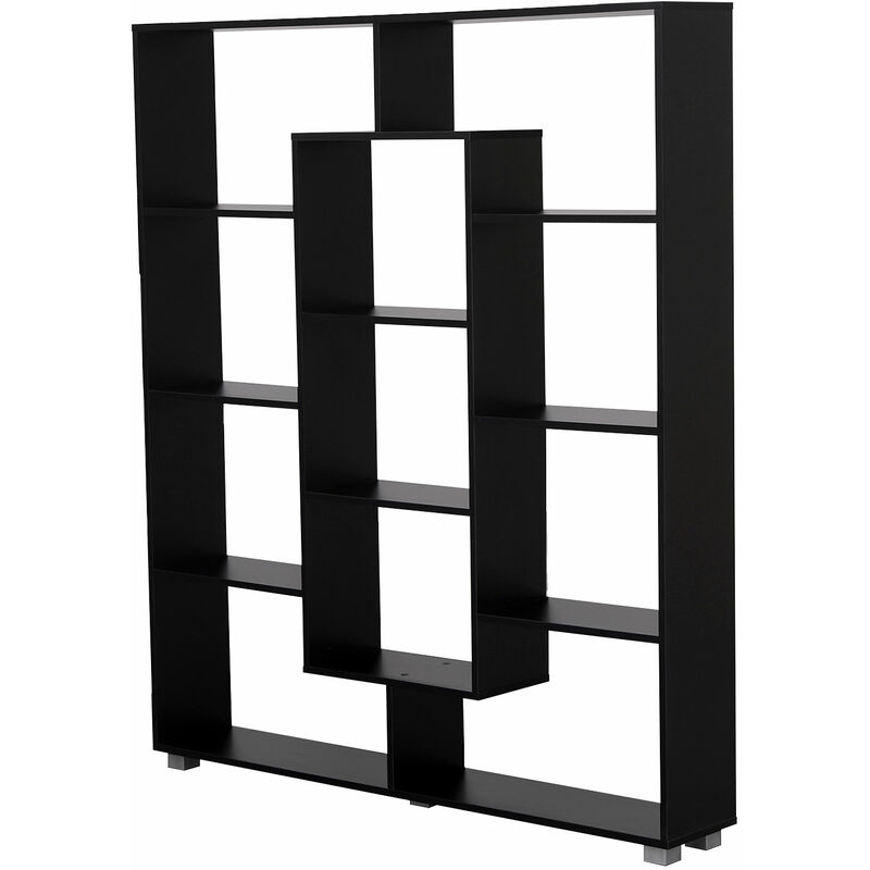 immagine 0 del prodotto libreria multiforme a 11 ripiani nero emily