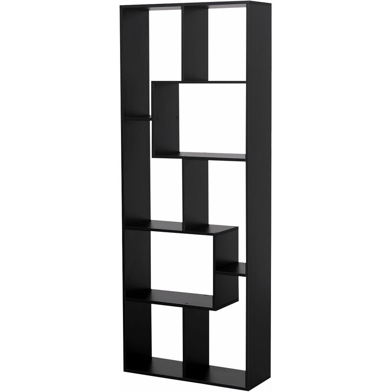 foto del prodotto libreria multiforme a 8 ripiani nero jane