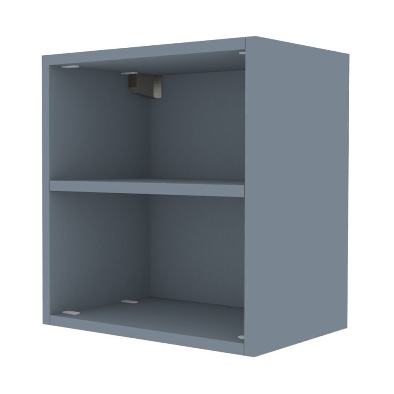 foto del prodotto libreria pensile moderna con anta e schienale montaggio rapido cabineo avio marina