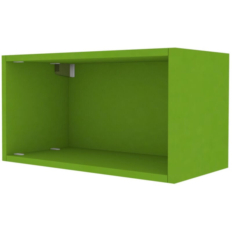 foto del prodotto libreria pensile moderna con montaggio rapido - verde mela