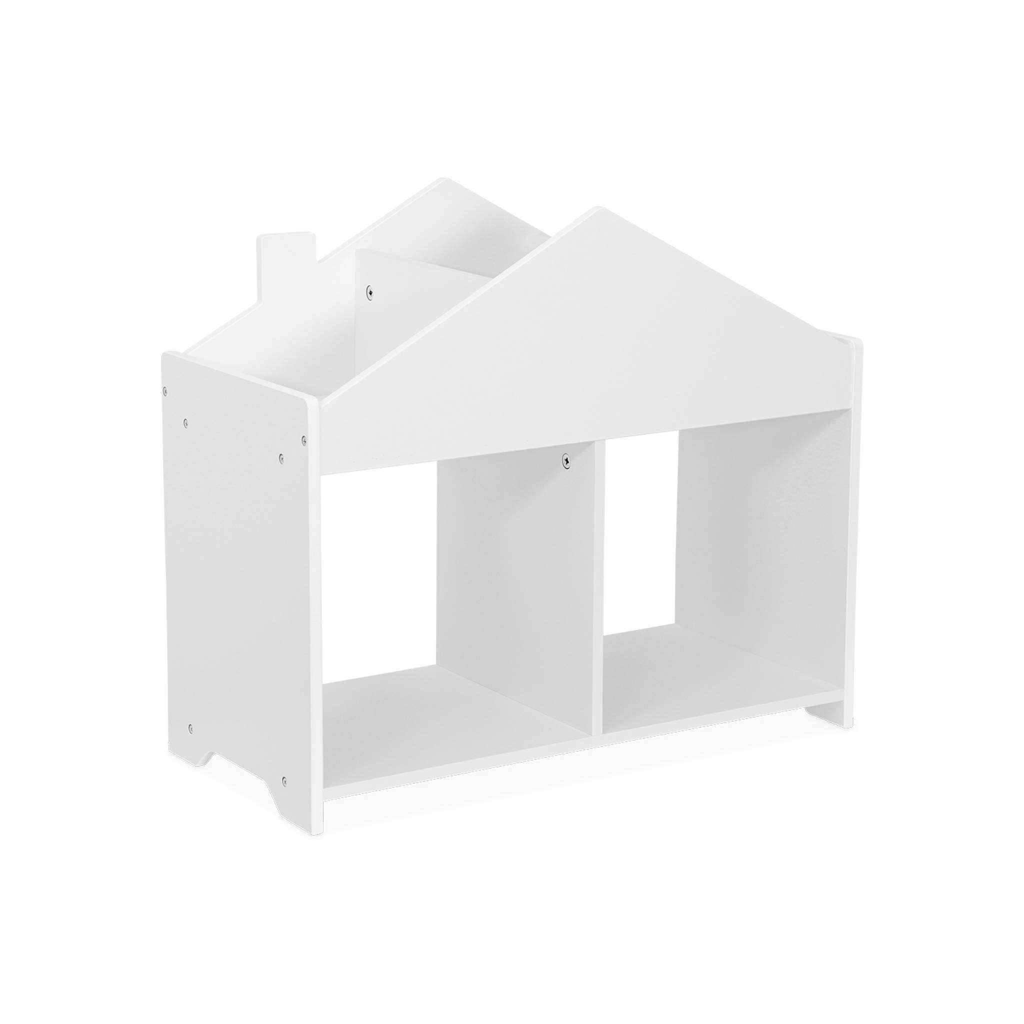 foto del prodotto libreria per bambini, 4 ripiani, bianco