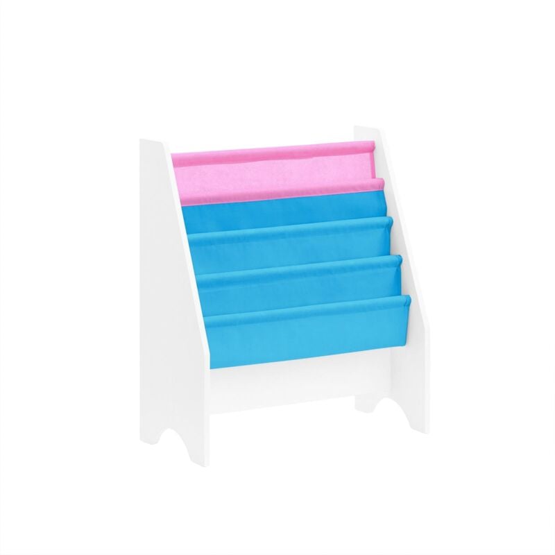 foto del prodotto libreria,portariviste a terra, scaffale per riviste, 4 scomparti, 62x30x71cm frg225 f sobuy