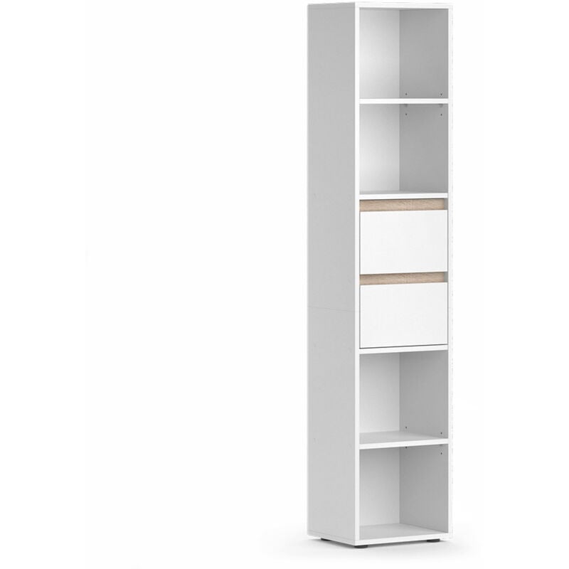 foto del prodotto libreria robert, bianco, 36.2 x 171 cm, vicco