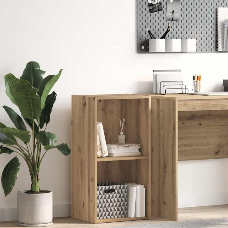 foto del prodotto libreria rovere artigianale 40x30x77 cm in legno multistrato vidaxl