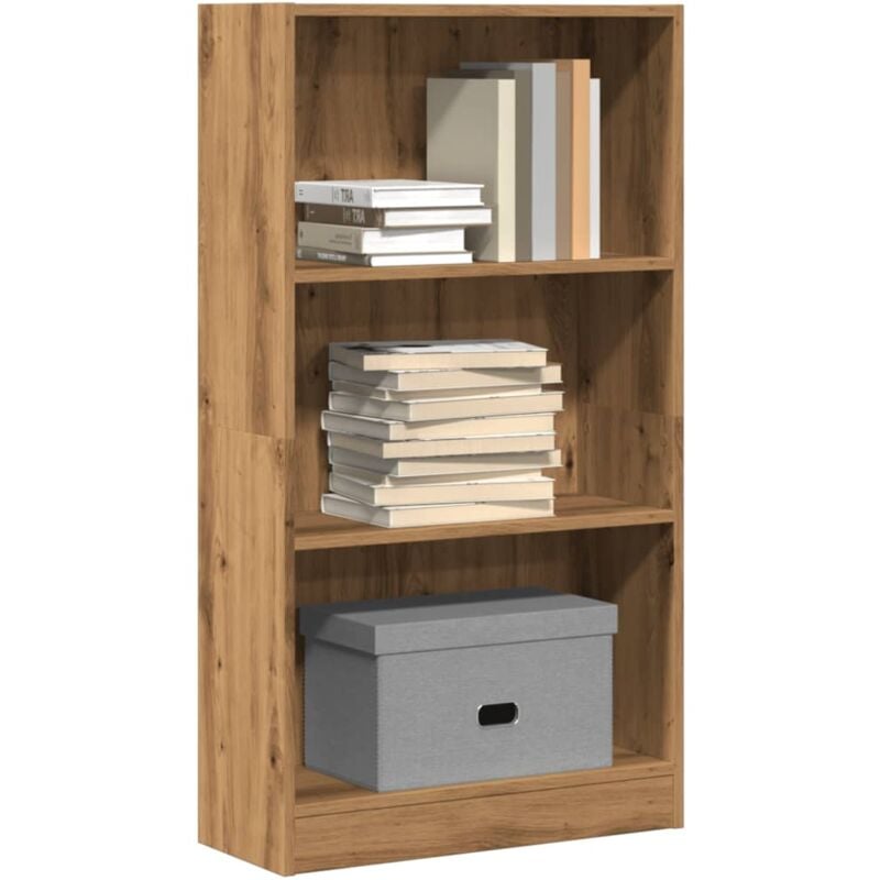 foto del prodotto libreria rovere artigianale 60x24x109 cm in truciolato vidaxl