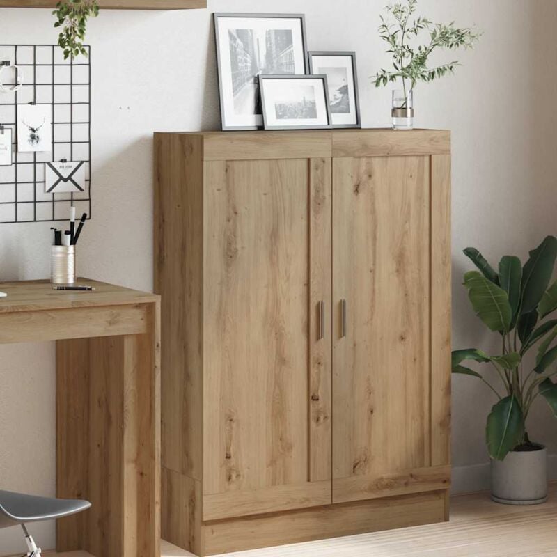 foto del prodotto libreria rovere artigianale 82,5x30,5x115 cm in truciolato vidaxl