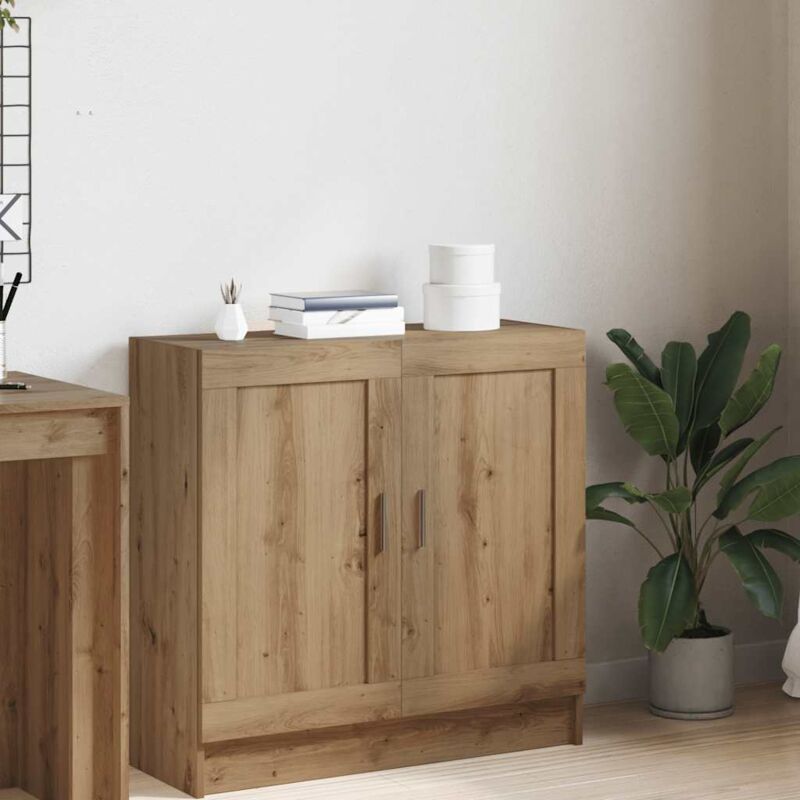 foto del prodotto libreria rovere artigianale 82,5x30,5x80 cm legno multistrato vidaxl