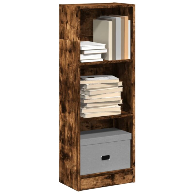 foto del prodotto libreria rovere fumo 40x24x109 cm in truciolato vidaxl