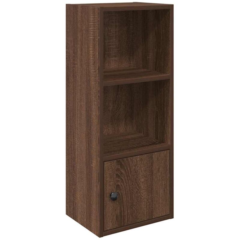foto del prodotto libreria rovere marrone 31x24x77 cm in legno multistrato vidaxl