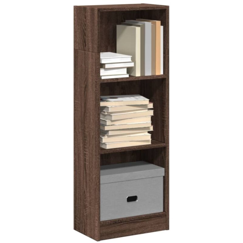 foto del prodotto libreria rovere marrone 40x24x109 cm in truciolato vidaxl