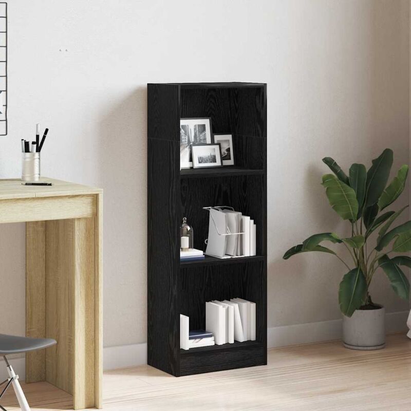 foto del prodotto libreria rovere nero 40x24x109 cm in truciolato vidaxl