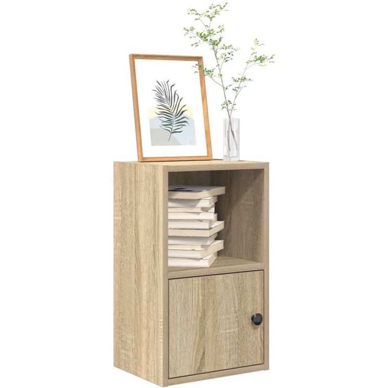 foto del prodotto libreria rovere sonoma 31x24x52 cm in legno multistrato vidaxl