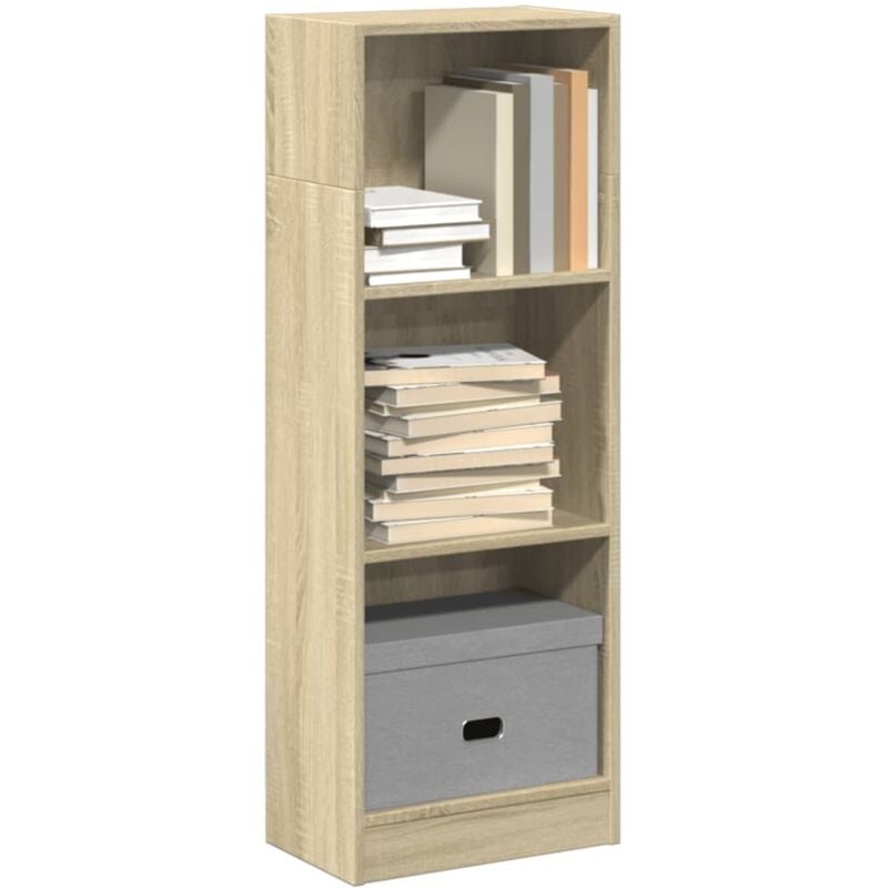 foto del prodotto libreria rovere sonoma 40x24x109 cm in truciolato vidaxl
