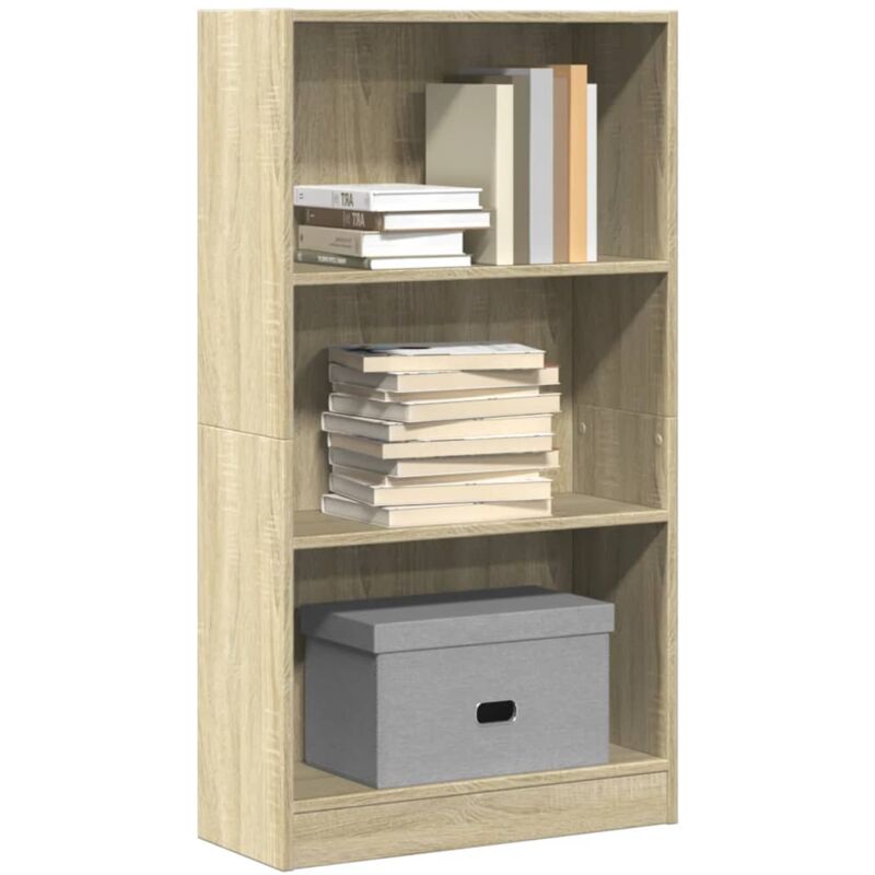 foto del prodotto libreria rovere sonoma 60x24x109 cm in legno multistrato vidaxl